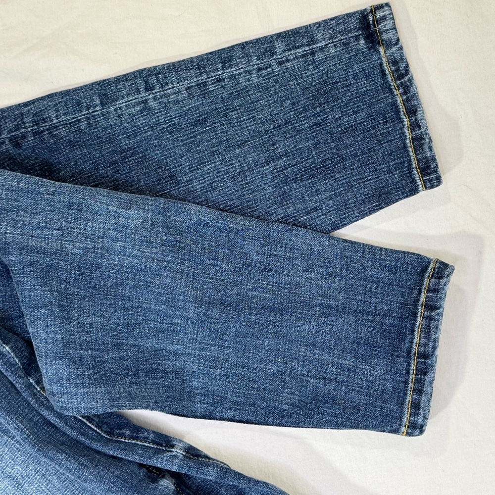 Cabi Stylish Blue Skinny Jeans with Braided Waistband Size 2 - Picture 6 of 6